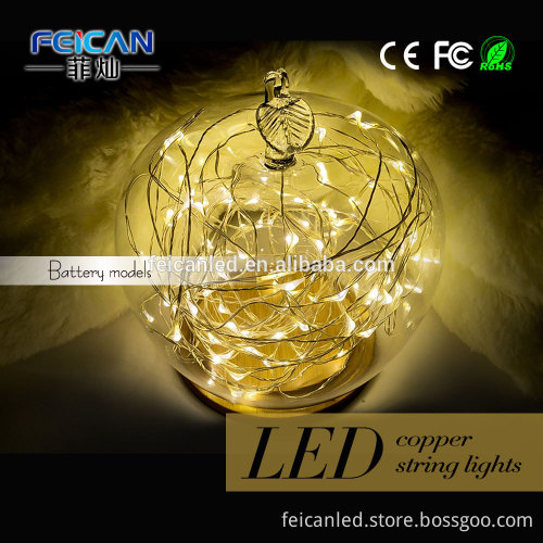 String of battery operated lights